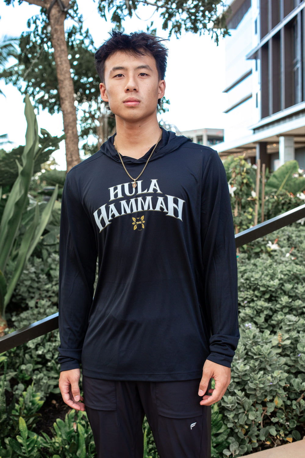 Hula Hammah - Long Sleeve Dri-Fit Hoodie