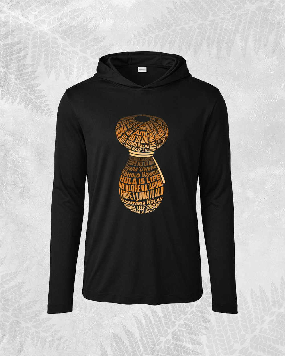 Hula Ipu Basics-Long Sleeve Dri-Fit Hoodie - Hula is Life