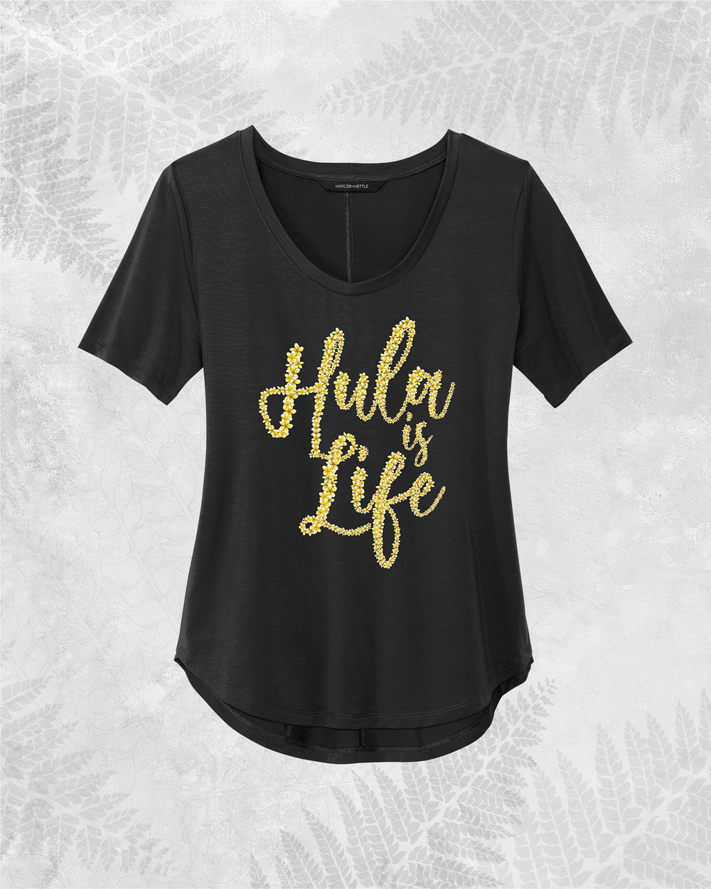 Plumeria - Relaxed Scoop - Hula is Life