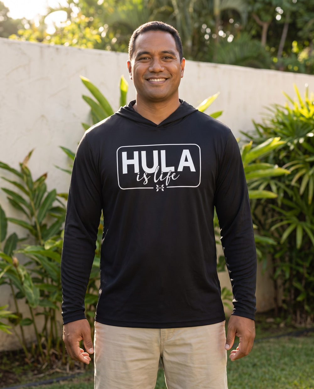 Hula Yeti - Long Sleeve Dri-Fit Hoodie