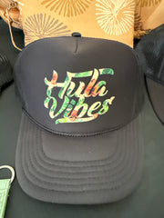 Trucker Hat, Hula Vibes floral design
