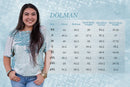 Palaʻā - Dolman - Blue/White