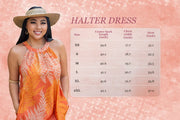 Palaʻā - Halter Dress - Orange