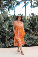 Palaʻā - Halter Dress - Orange