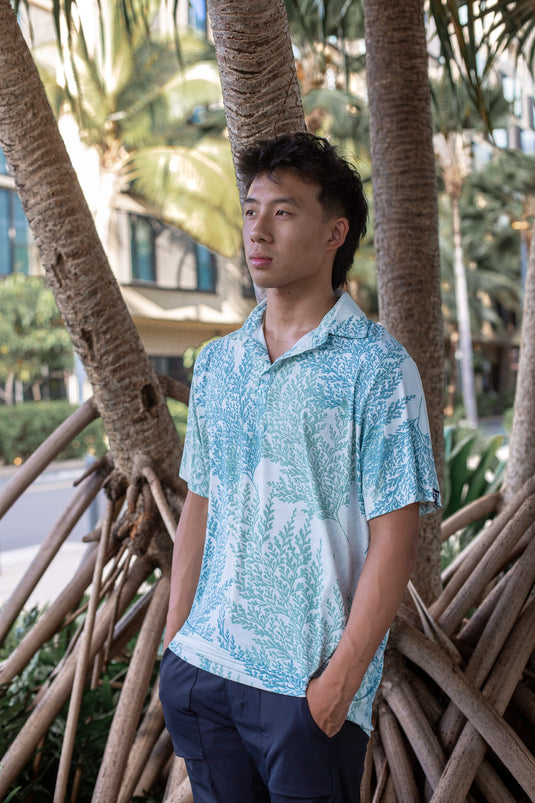 Translation missing: en.Palaʻā Polo - Blue/White
