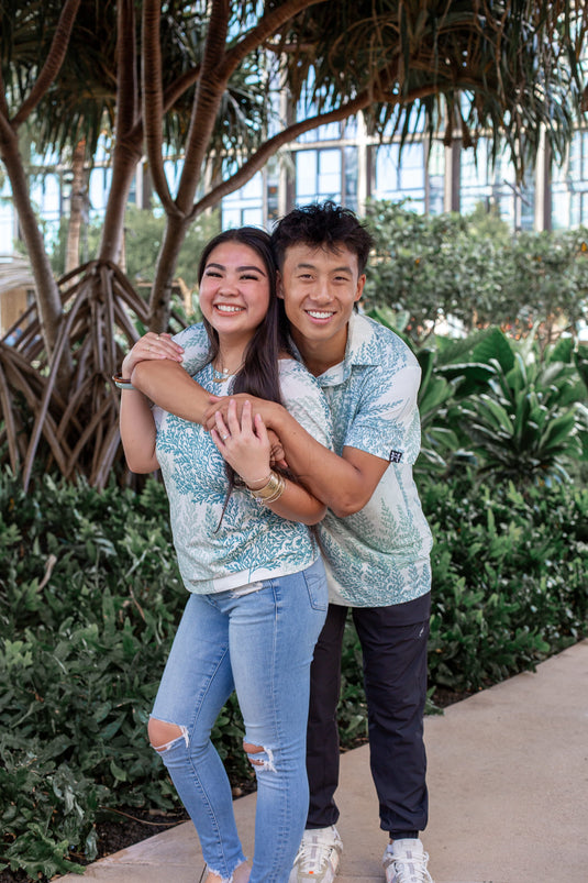 Translation missing: en.Palaʻā - Dolman - Blue/White