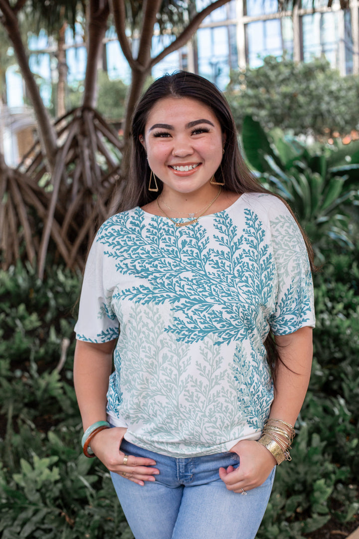 Translation missing: en.Palaʻā - Dolman - Blue/White
