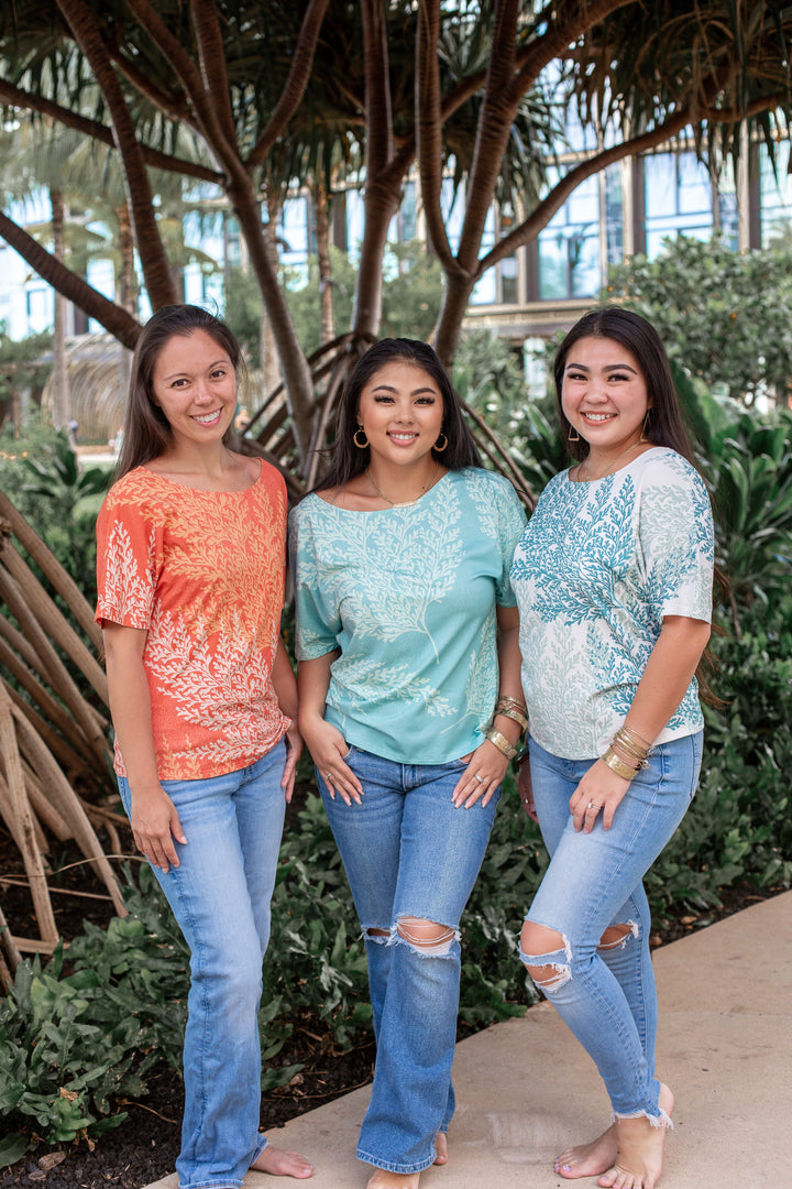 Translation missing: en.Palaʻā - Dolman - Blue/Green