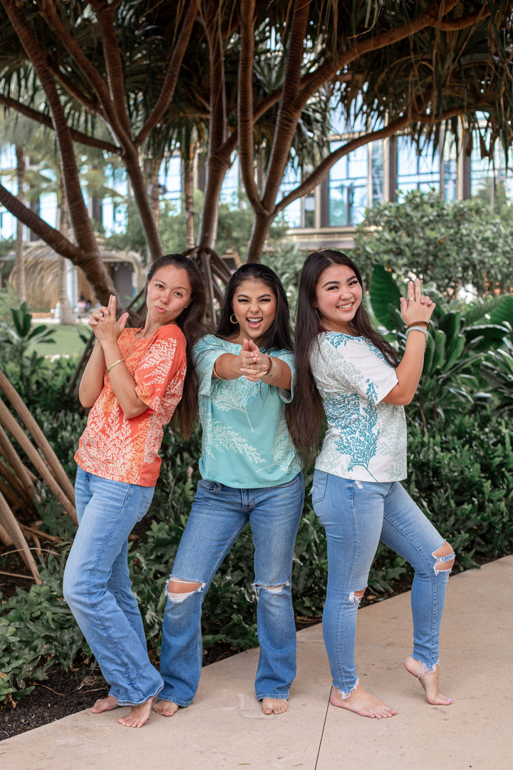 Translation missing: en.Palaʻā - Dolman - Blue/Green