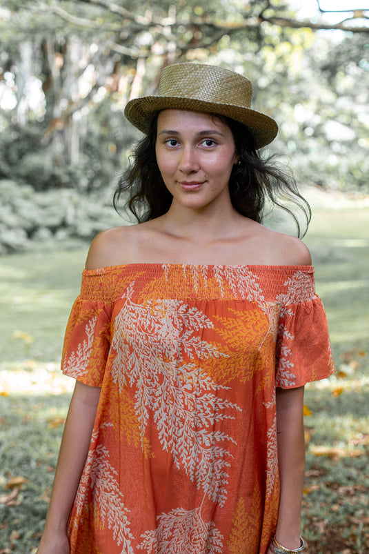 Translation missing: en.Palaʻā - Hiehie Dress - Orange