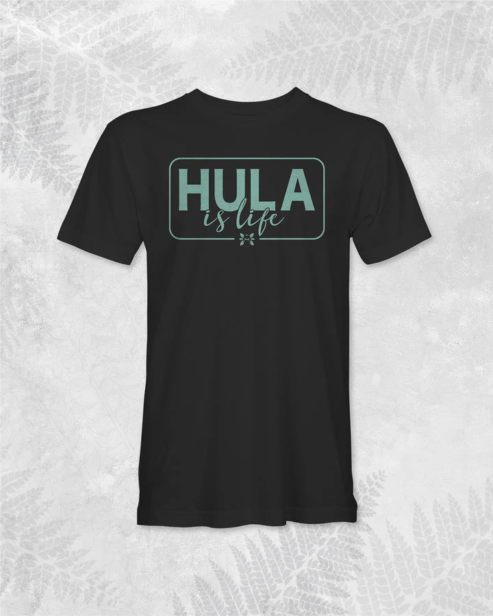 Hula Yeti T-Shirt, Mint print, product front view