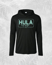 Hula Yeti - Long Sleeve Dri-Fit Hoodie