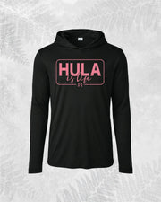 Hula Yeti - Long Sleeve Dri-Fit Hoodie
