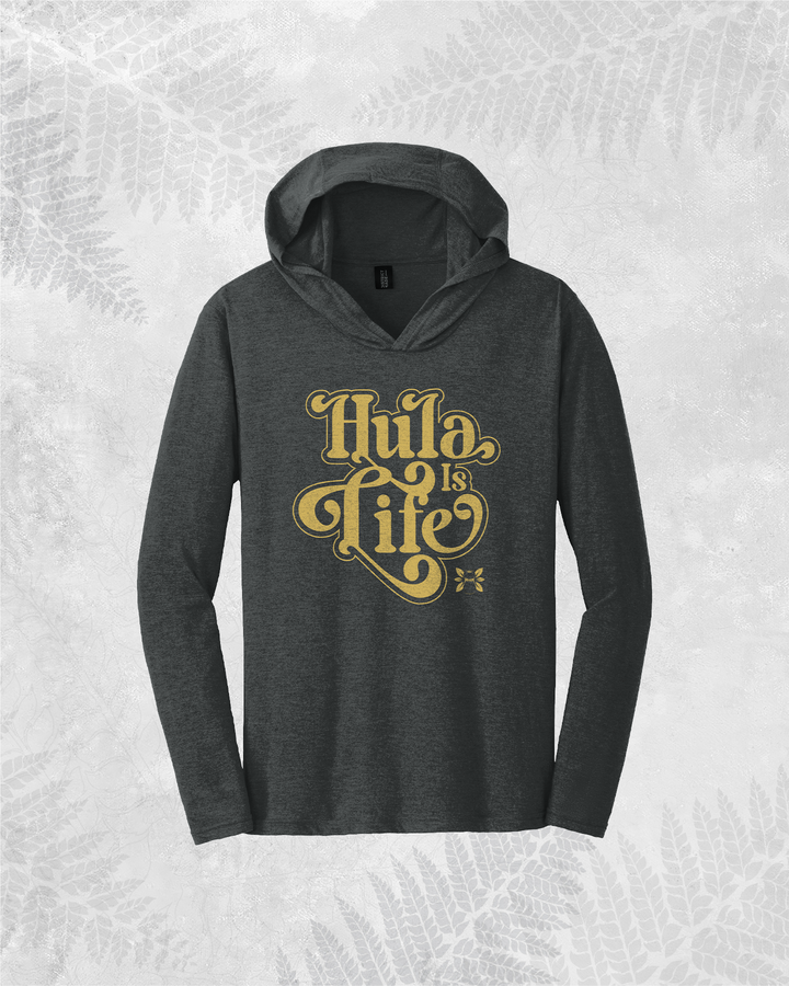 Translation missing: en.Hula is Life Hula Sway Longsleeve V-neck Hoodie in soft fabric, featuring a V-neck and long sleeves, perfect for casual wear