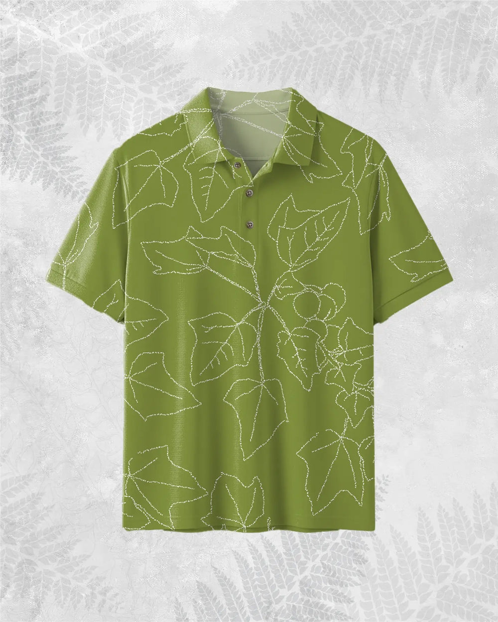 Kukui Polo - Lime Green