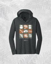 Hula Implements - Longsleeve V-neck Hoodie - Hula is Life