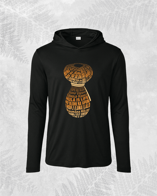 Translation missing: en.Hula Ipu Basics-Long Sleeve Dri-Fit Hoodie - Hula is Life