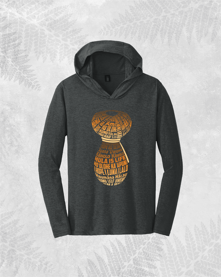 Translation missing: ja.Hula Ipu Basics-Longsleeve V-neck Hoodie - Hula is Life