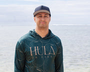Hula Ipu - Long Sleeve Dri-Fit Hoodie Green - Hula is Life