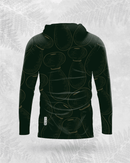 Hula Ipu - Long Sleeve Dri-Fit Hoodie Green - Hula is Life