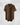 Hula is Life Puili Brown Malie Dress, XS size, featuring a stylish brown fabric with intricate design details.