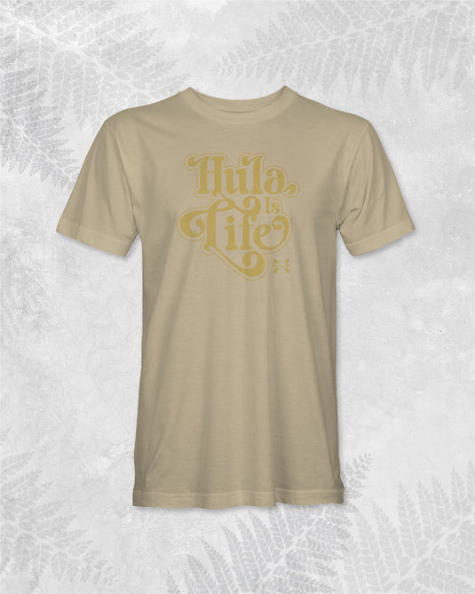 Translation missing: en.Navy Hula Sway T-Shirt by Hula is Life, featuring a casual fit and graphic design on the front