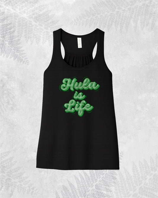 Translation missing: en.Blue Palaka Hula Wahine Tank top from Hula is Life featuring a comfortable fit and tropical-inspired design