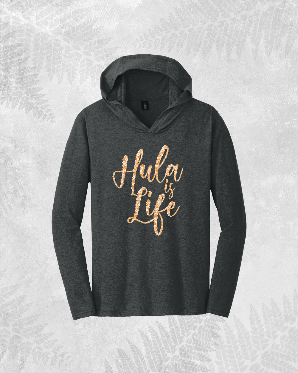ʻIlima-Longsleeve V-neck Hoodie - Hula is Life