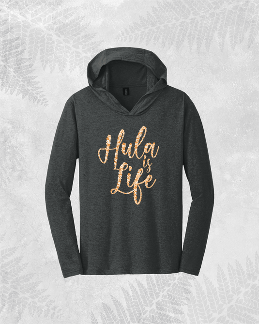 Translation missing: ja.ʻIlima-Longsleeve V-neck Hoodie - Hula is Life