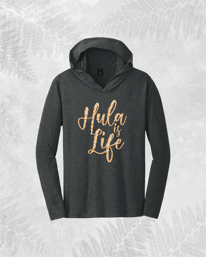 Translation missing: ja.ʻIlima-Longsleeve V-neck Hoodie - Hula is Life