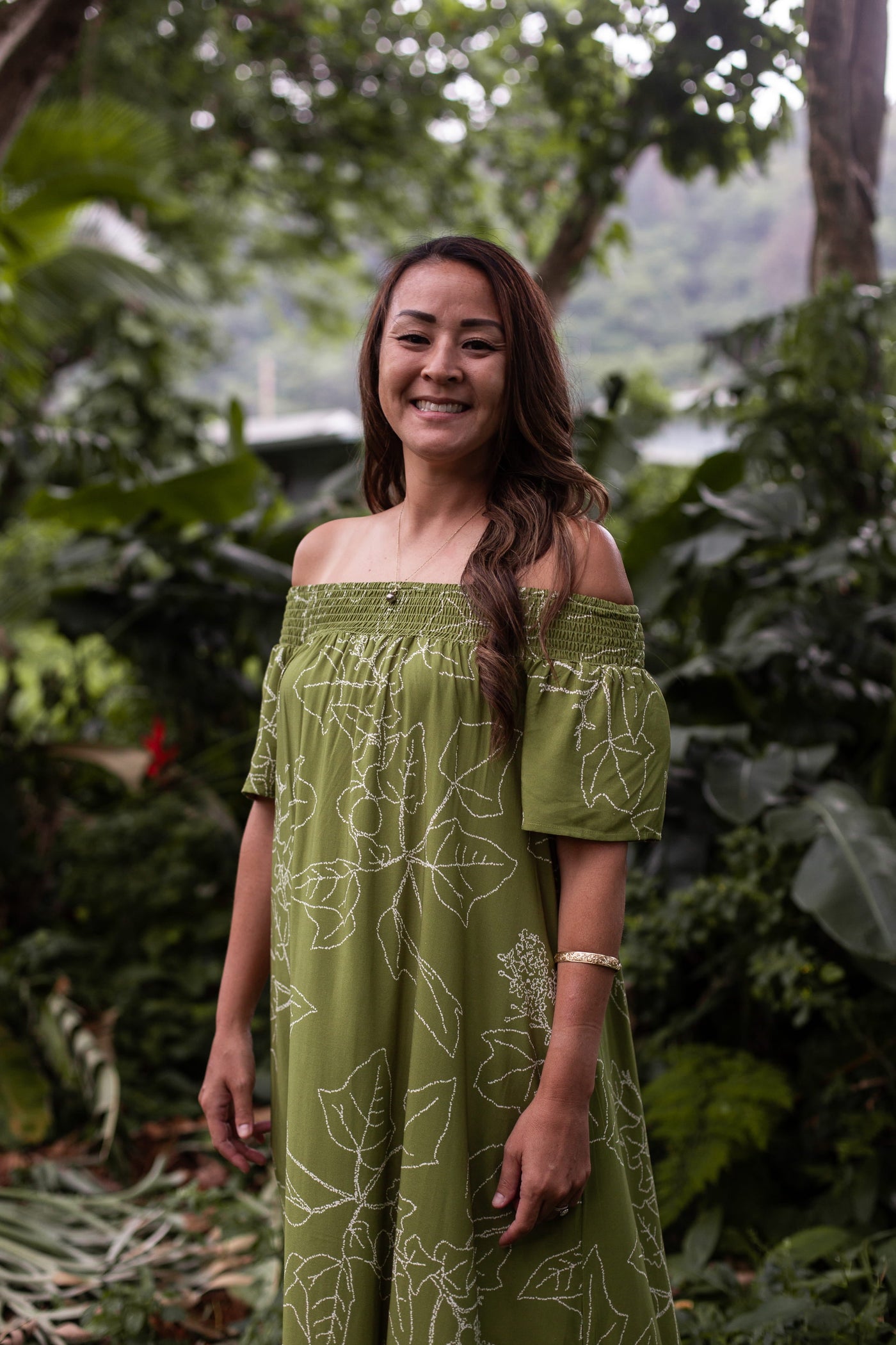 Kukui Olive - Hiehie Dress - Hula is Life