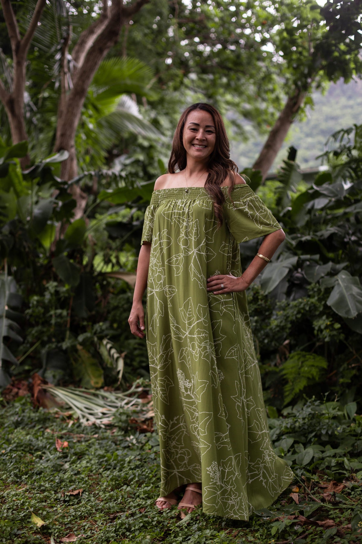 Kukui Olive - Hiehie Dress - Hula is Life