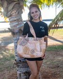 ʻOpihi ʻEke Mākaukau bag worn by model, front view