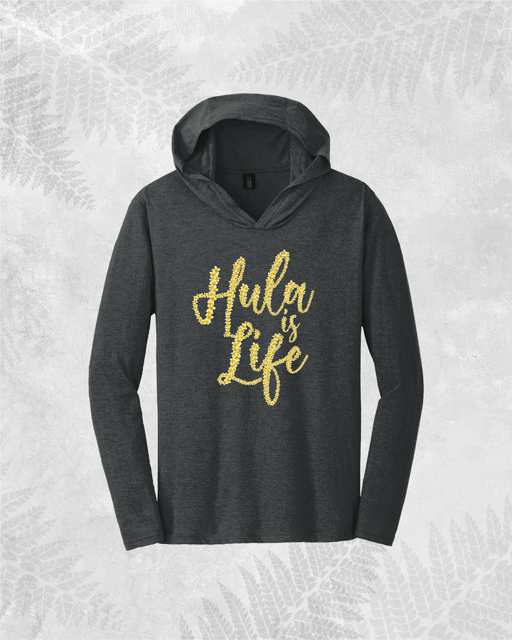 Translation missing: en.PLUMERIA-Longsleeve V-neck Hoodie - Hula is Life