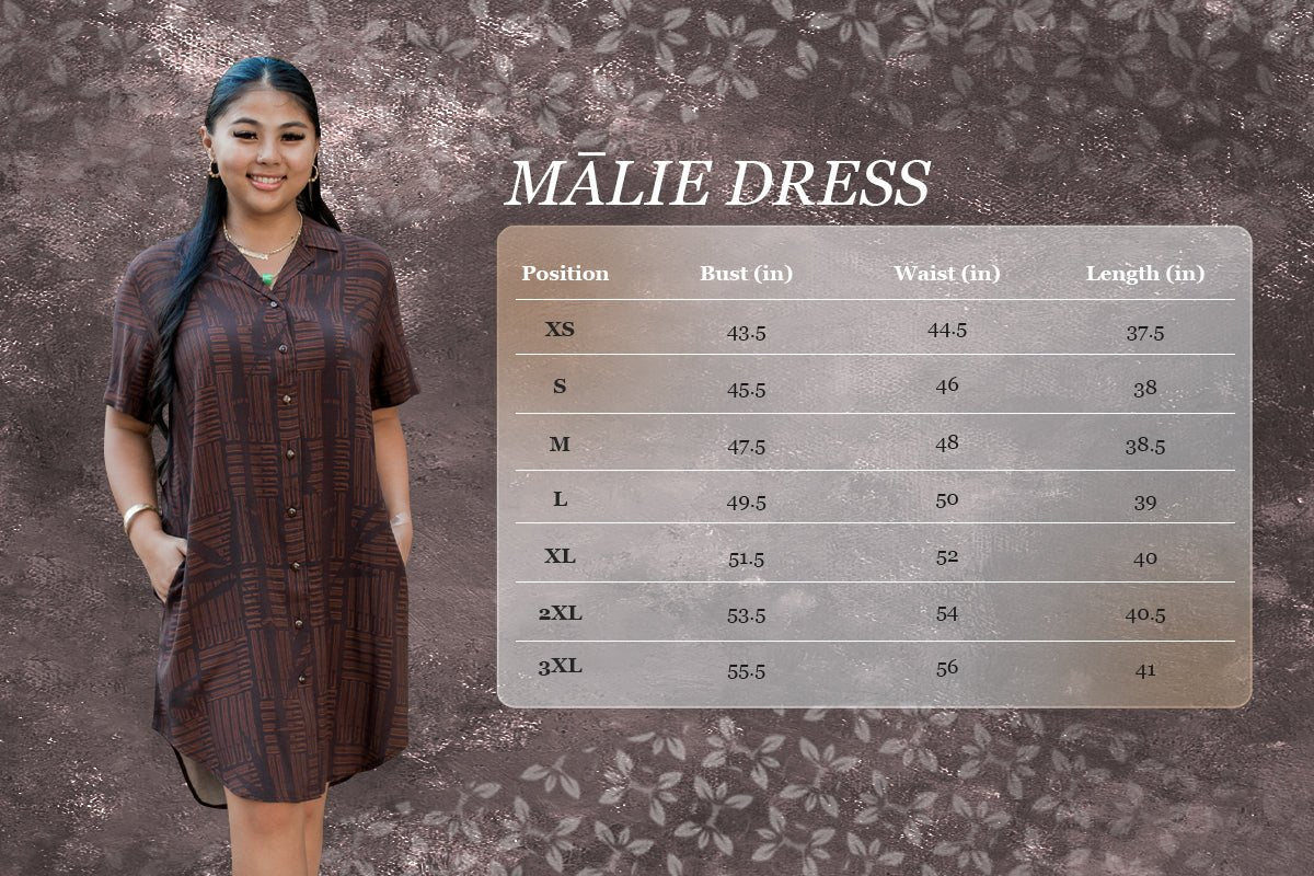Translation missing: en.Puili Brown - Mālie Dress - Hula is Life