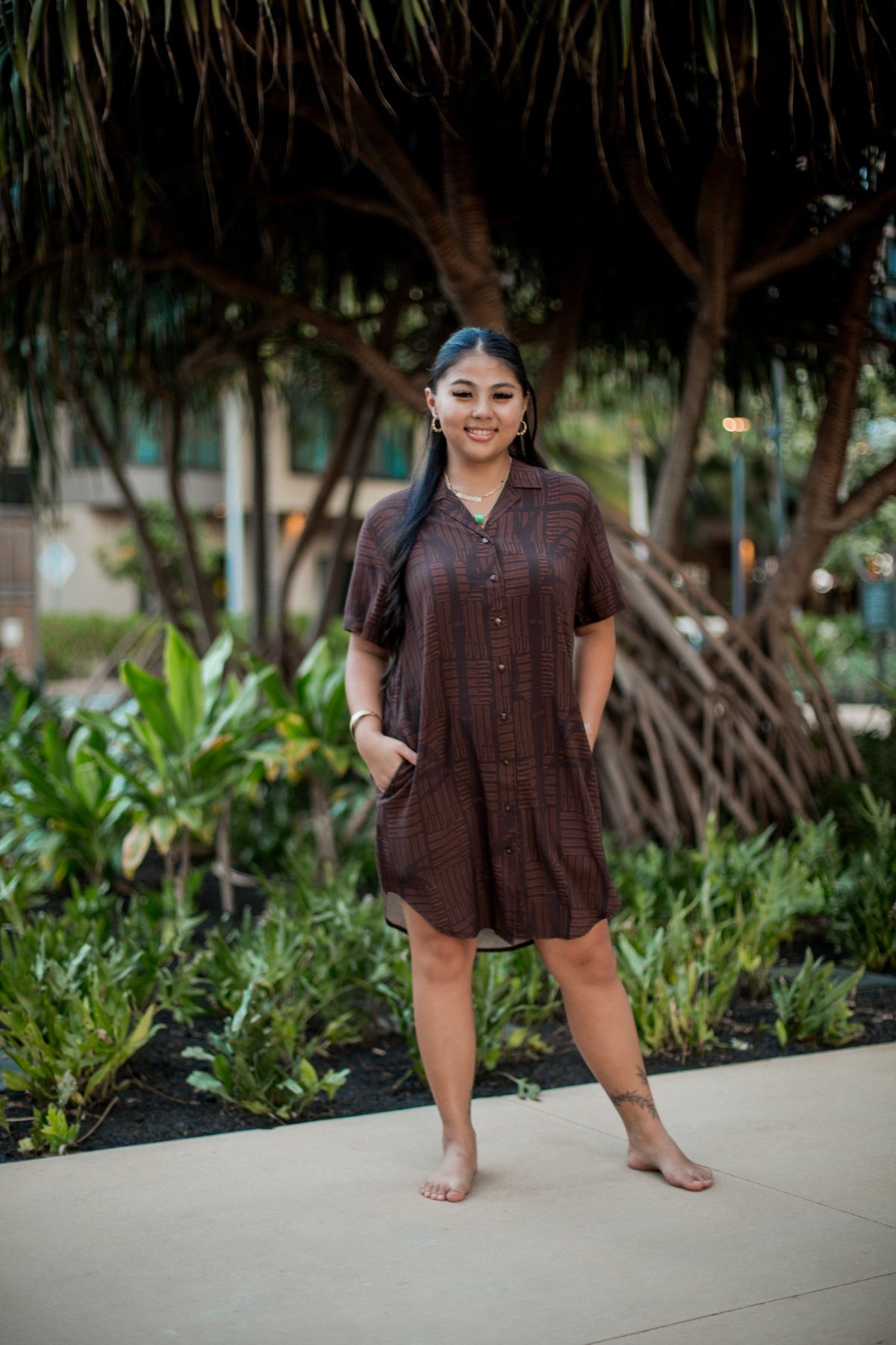 Puili Brown - Mālie Dress - Hula is Life