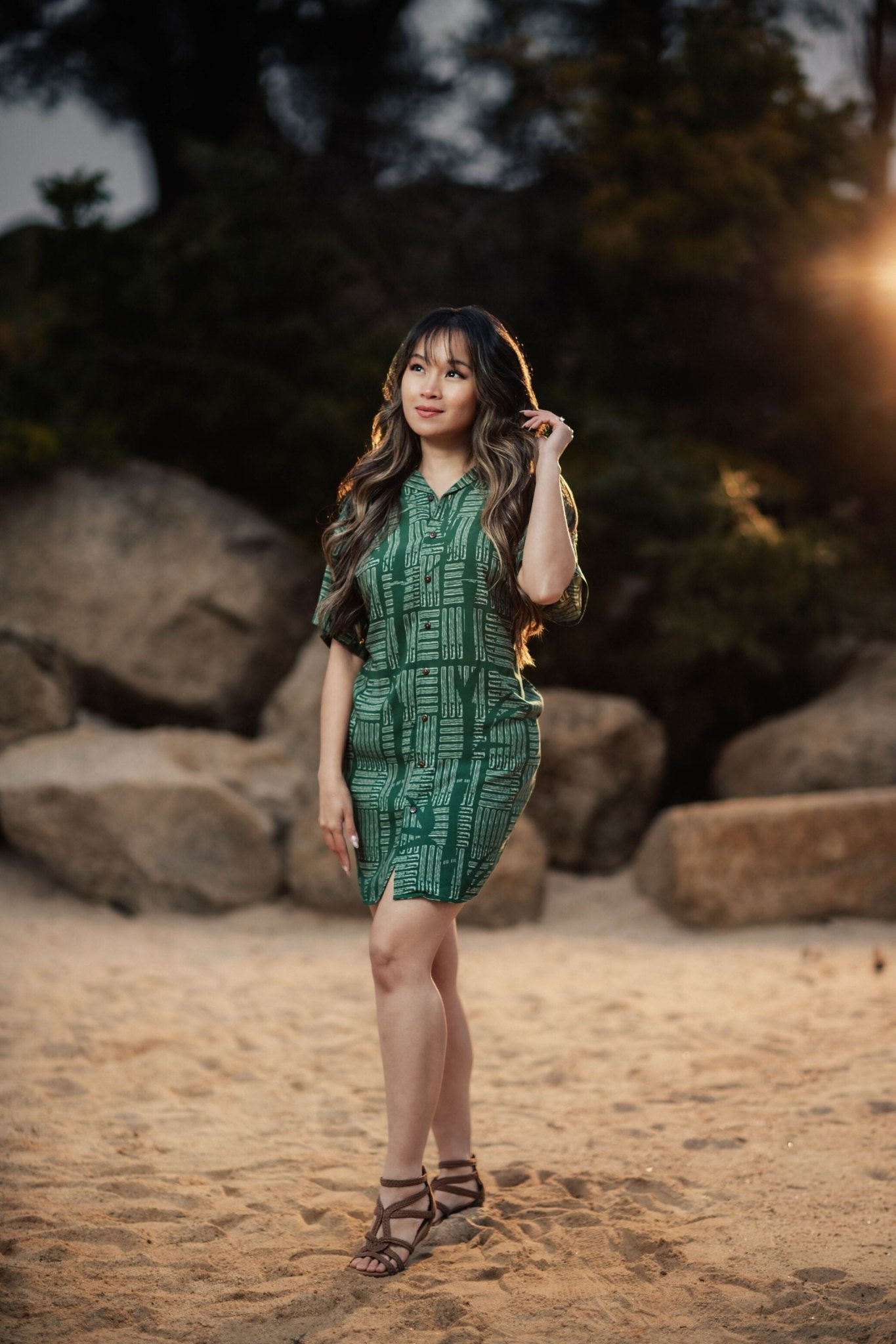 Puili Green - Mālie Dress - Hula is Life